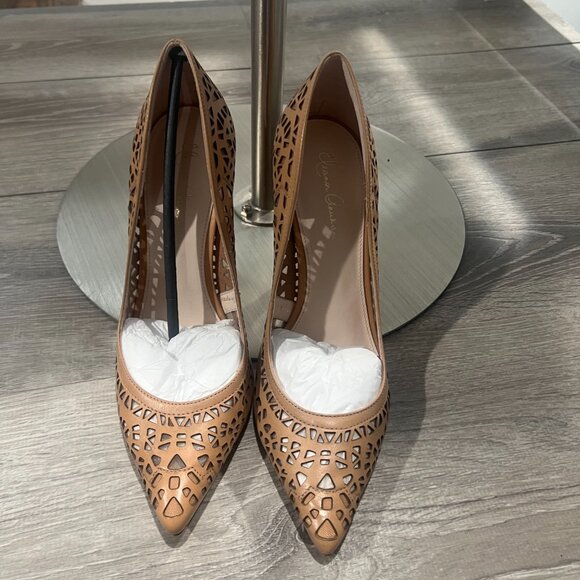 Eleanor Anukam Nude Cutout Heels - Size 11 - Never Worn - Luxury! - Picture 6 of 6